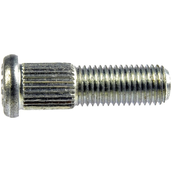 610-373 M12-1.50 Serrated Wheel Stud - 13.55mm Knurl, 43.5mm Length